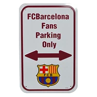 La Liga Parking Sign Fans Only FC Barcelona