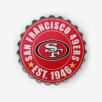 NFL Wall Logo Bottle Cap 49ers