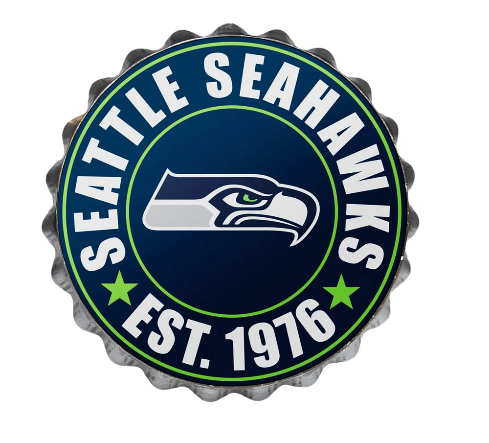 NFL Wall Logo Bottle Cap Seahawks