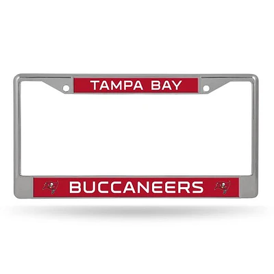 NFL License Plate Frame Chrome Buccaneers