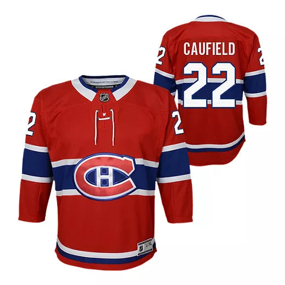 NHL Kids Player Premier Jersey Home Cole Caufield Canadiens