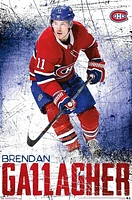 NHL Player Wall Poster Brendan Gallagher Canadiens