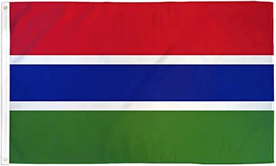 Country Flag 3x5 Gambia