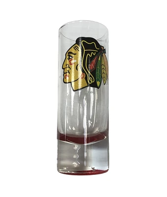 NHL Shot Glass 2oz Blackhawks