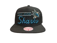 NHL Hat Snapback Retro Lock Up Sharks