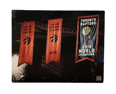 NBA 11x14 Photograph Champs 2019 Banner Raptors