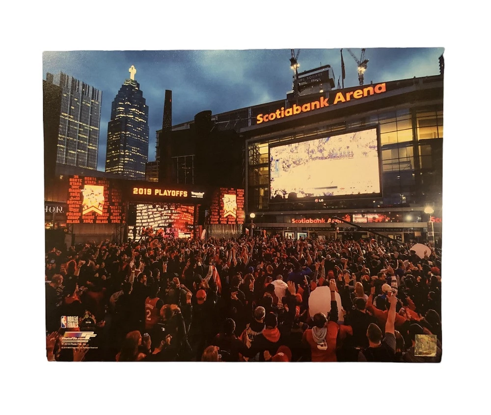 NBA 11X14 Photograph Champs 2019 Scotiabank Arena Raptors