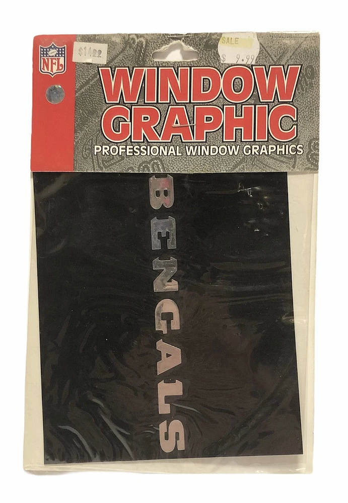 NFL Decal Window Graphic Bengals