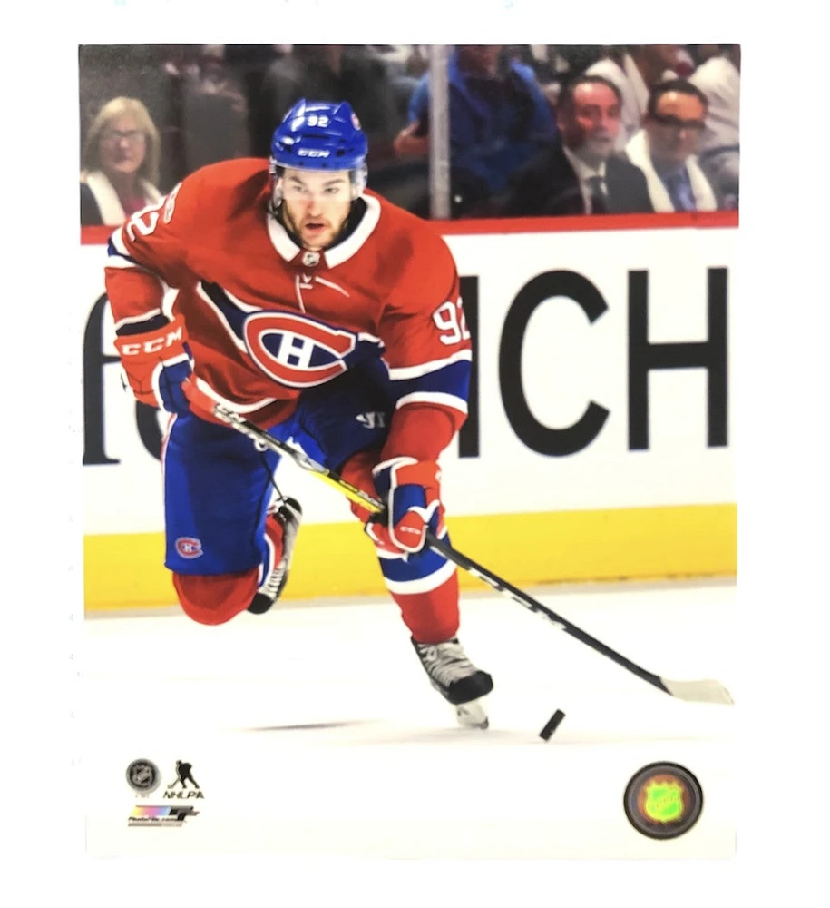 NHL 8X10 Player Photograph Jonathan Drouin Canadiens