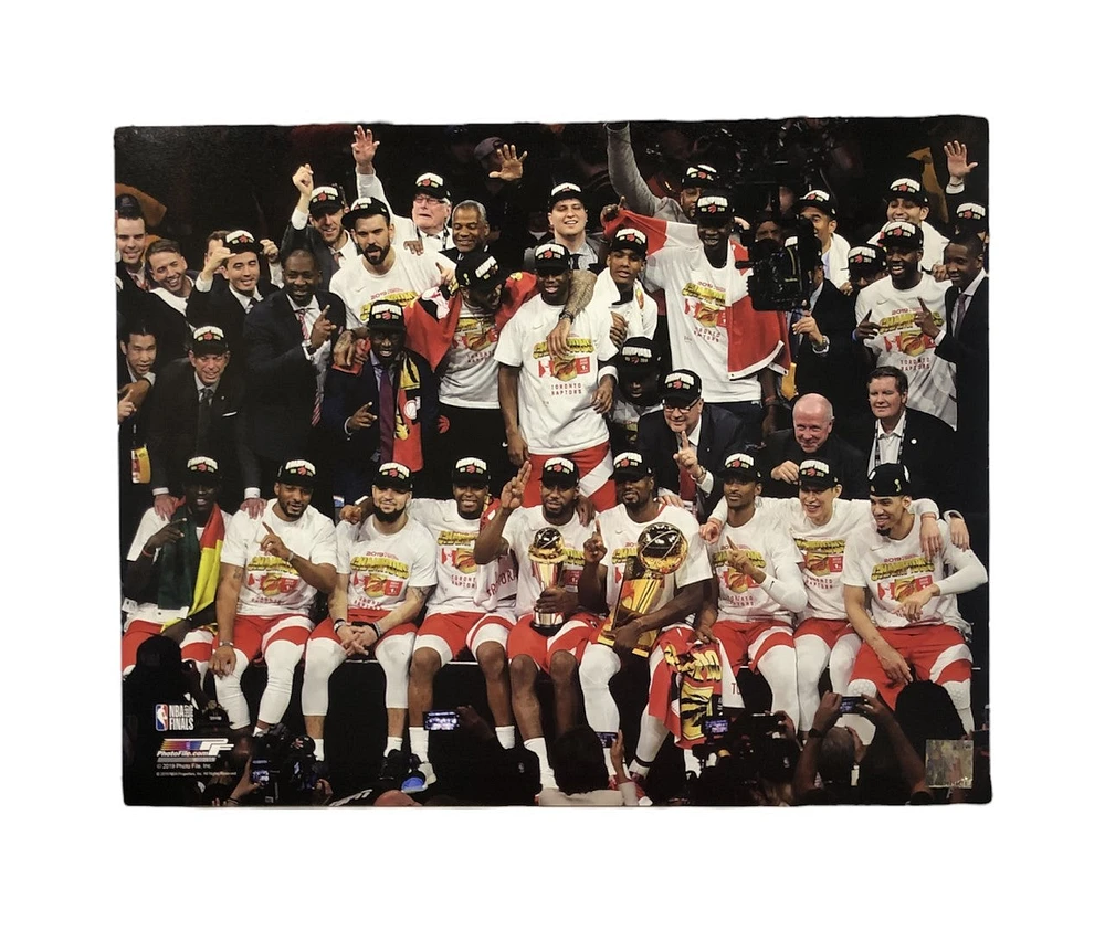 NBA 11X14 Photograph Champs 2019 Team Photo Raptors