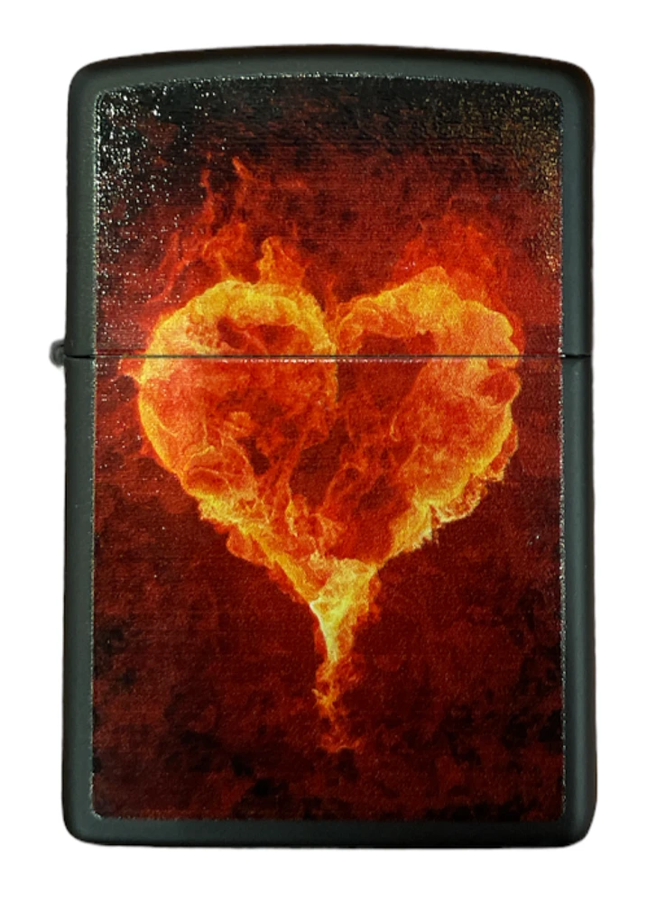 Zippo Lighter Hearts