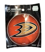 NHL Round Decal Ducks