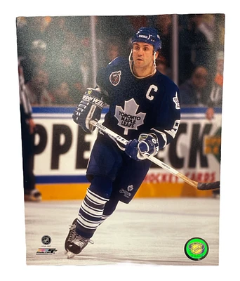 NHL 8X10 Vintage Player Photograph Home Doug Gilmour Maple Leafs