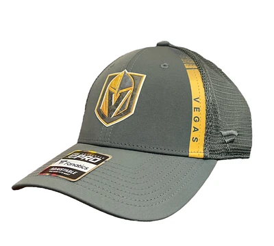 NHL Hat Structured Adjustable Trucker Authentic Pro Home Ice 2022 Golden Knights