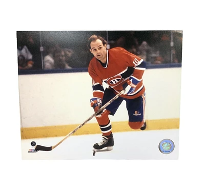 NHL 8X10 Vintage Player Photograph Focused Guy Lafleur Canadiens