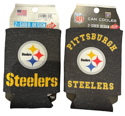 NFL Neoprene Can Cooler Heather Steelers