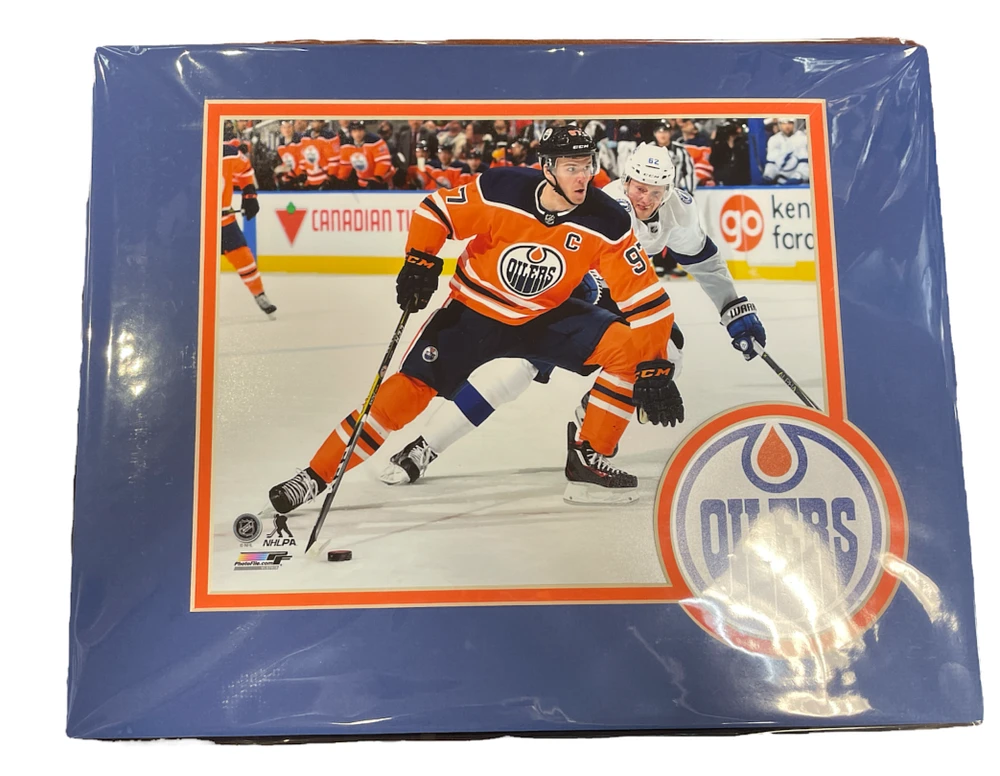 NHL 11x14 Photo Mat Composite Connor Mcdavid