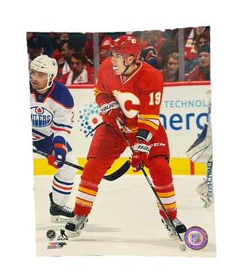 NHL 8x10 Player Photograph Mouthguard Matthew Tkachuk Flames