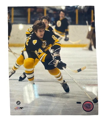 NHL 8x10 Vintage Player Photograph On Ice Terry O'Reilly Bruins