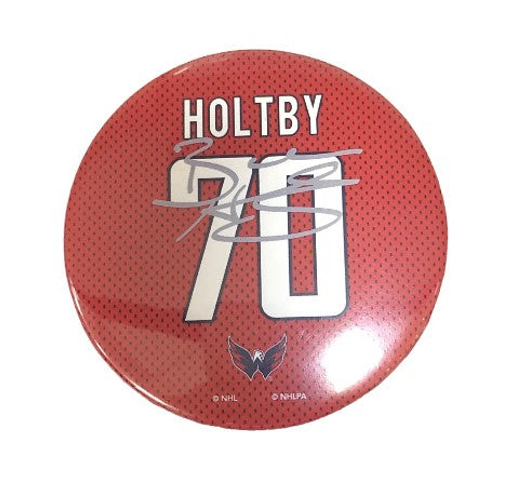 NHL Player Magnet 3" Round Braden Holtby Capitals