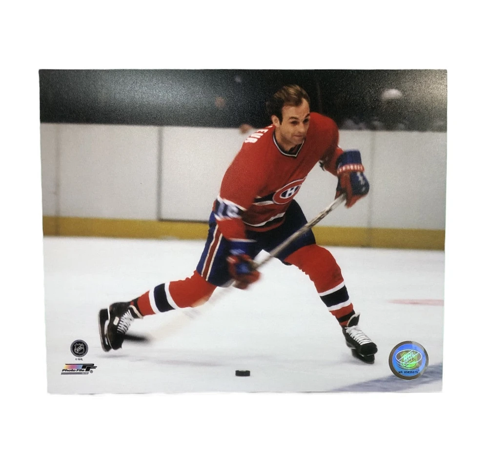 NHL 8X10 Player Photograph Slapshot Guy Lafleur Canadiens