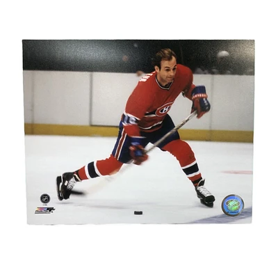 NHL 8X10 Player Photograph Slapshot Guy Lafleur Canadiens