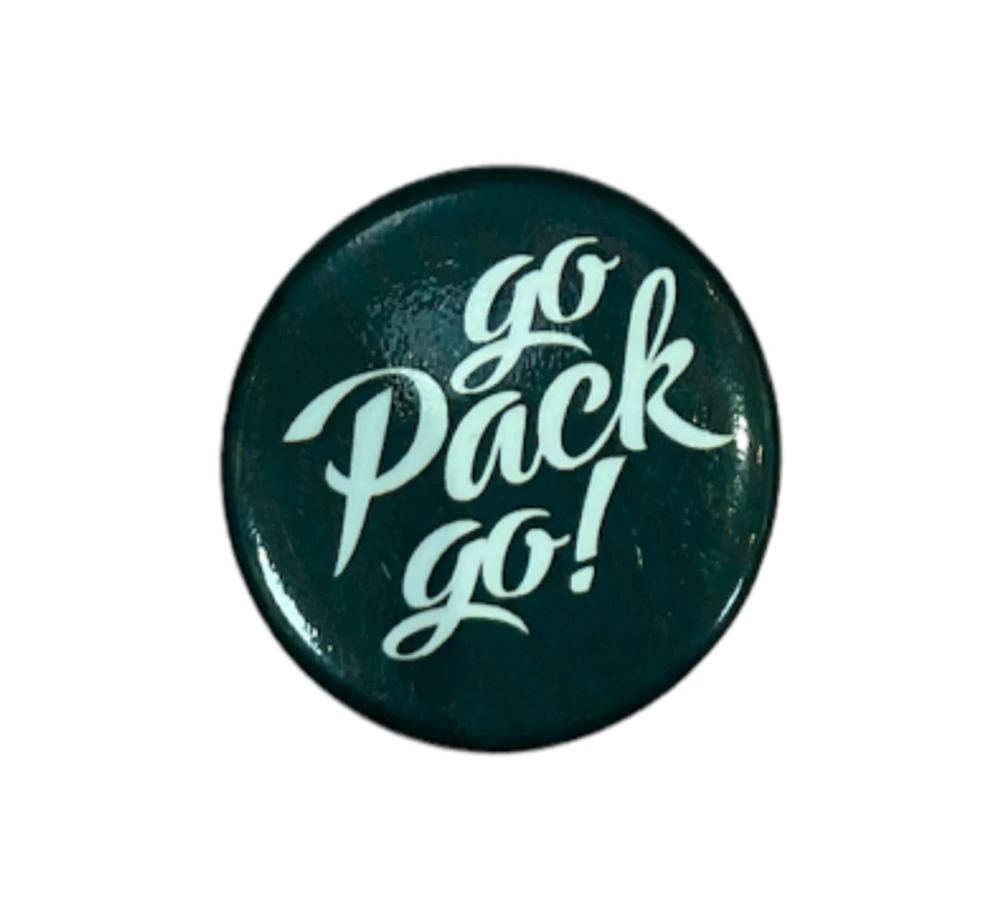 NFL Button Slogan Packers