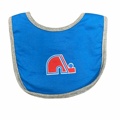 NHL Infant 2Pc Bib Set Back to the Basics Nordiques