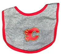 NHL Infant 2Pc Bib Set Back to the Basics Flames