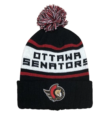 NHL Knit Hat Pillow Line Senators (Black)