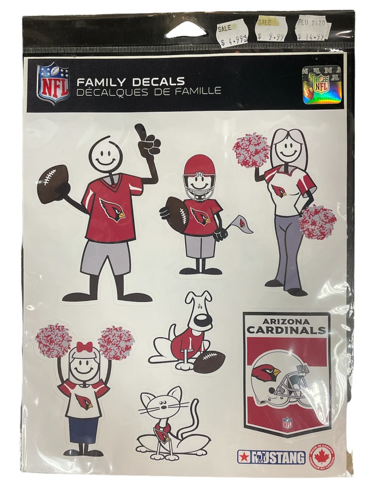 NFL Family Decals Cardinals