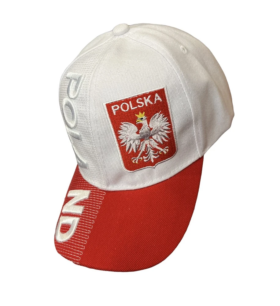 Country Hat 3D Poland (White)