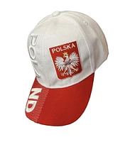 Country Hat 3D Poland (White)