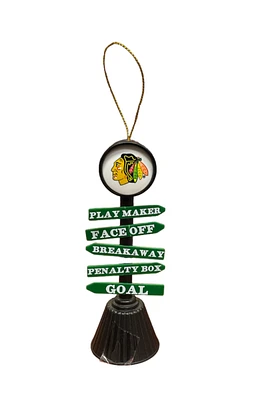 NHL Ornament Fan Crossing Blackhawks