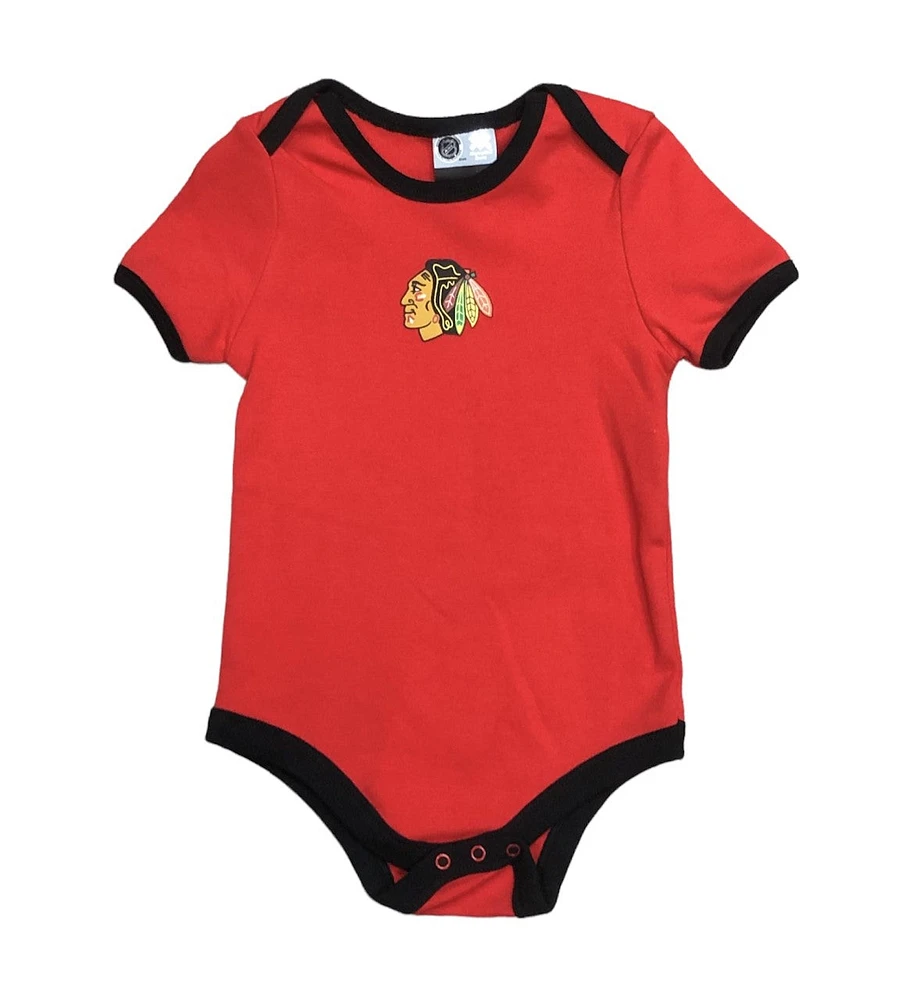 NHL Infant Onesie Logo Blackhawks