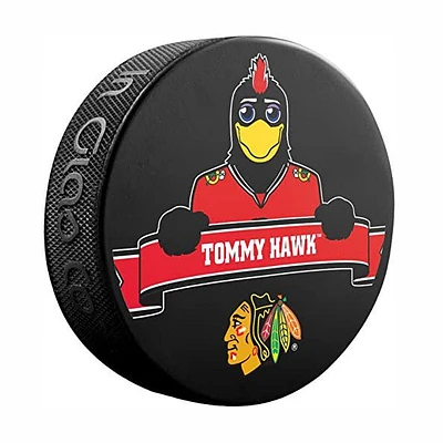 NHL Puck Mascot Blackhawks