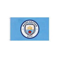 EPL Flag 3x5 Core Crest Manchester City FC