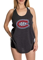 NHL Ladies Tanktop Flowy Crochet Canadiens