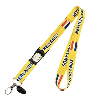 Country Lanyard Netherlands (Yellow)