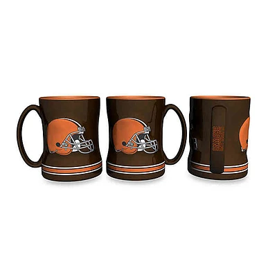 NFL Coffee Mug Sculpted Relief Browns