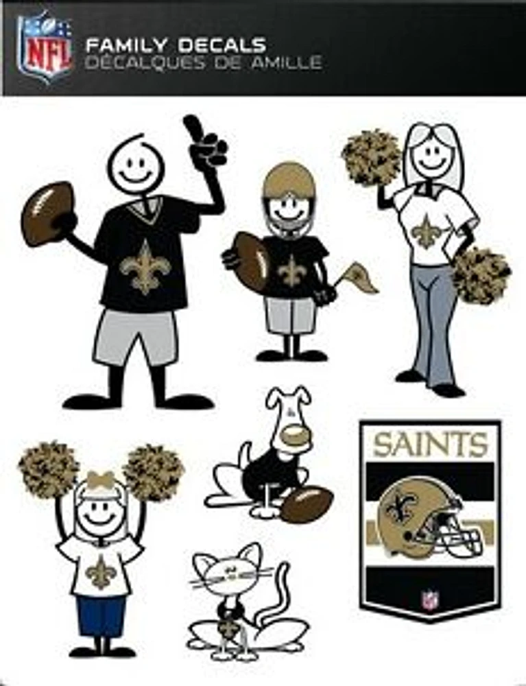 NFL Family Decals Saints