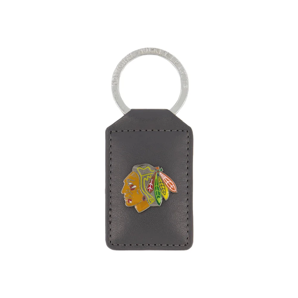 NHL Keychain Leather Blackhawks