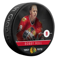 NHL Alumni Player Puck Bobby Hull Blackhawks