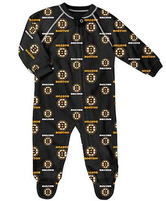 NHL Infant Onesie Raglan Zip Up Bruins