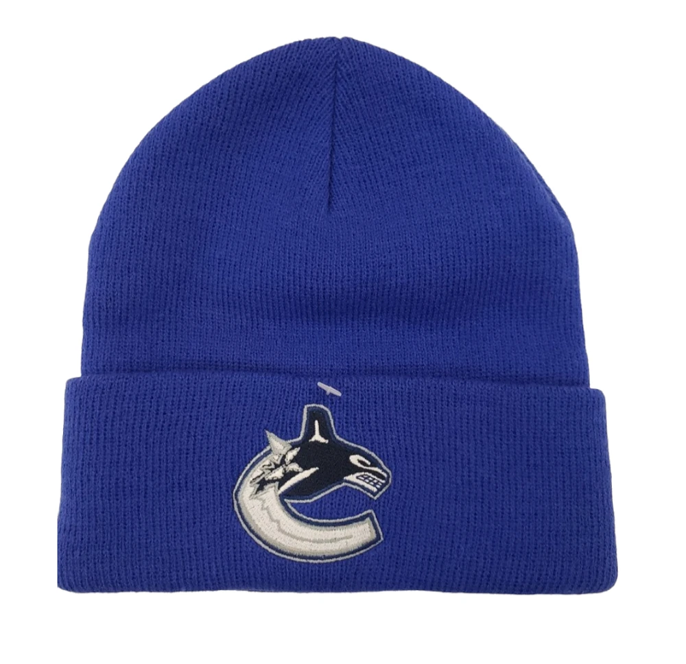 NHL Knit Hat Replica Cuff Canucks