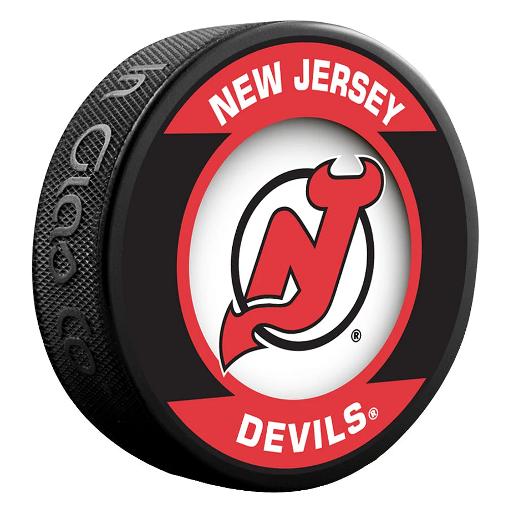 NHL Puck Retro Devils