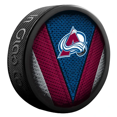 NHL Puck Stitch Avalanche