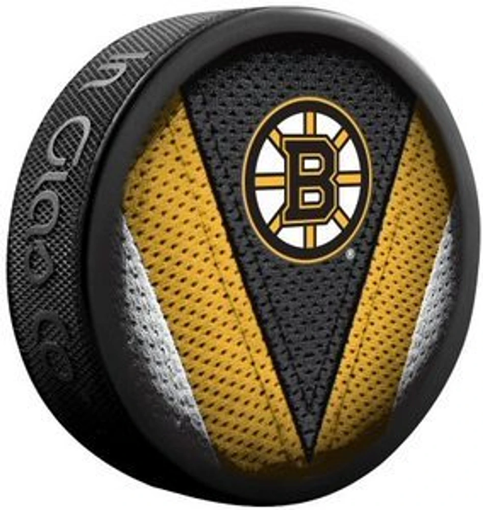 NHL Puck Stitch Bruins