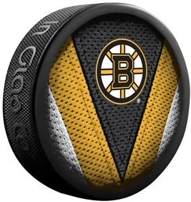 NHL Puck Stitch Bruins