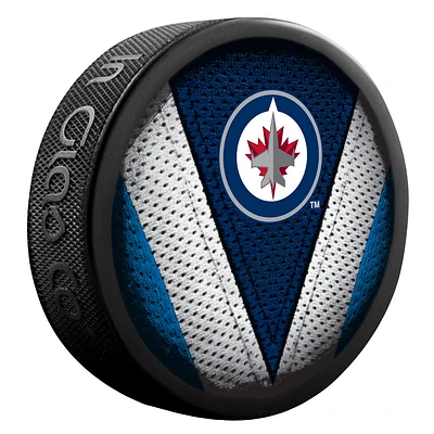 NHL Puck Stitch Jets